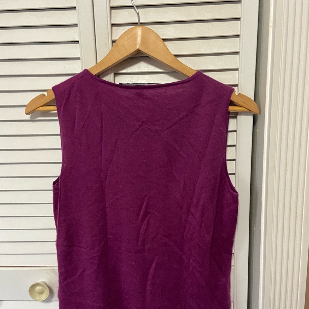 Linda Allard Ellen Tracy 100% cashmere Shell